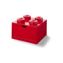 Room Copenhagen LEGO Desk Drawer 4 , storage box (red, knobs)