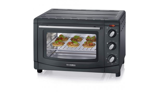Severin oven & toast oven TO 2067, mini oven (black)