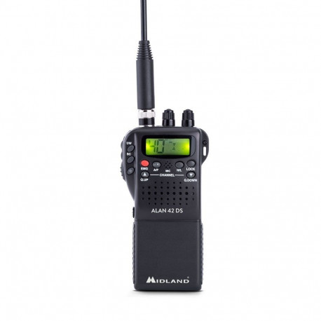 Midland C1267 must kahepoolne raadio 40 kanalit 26.565 - 27.99125 MHz