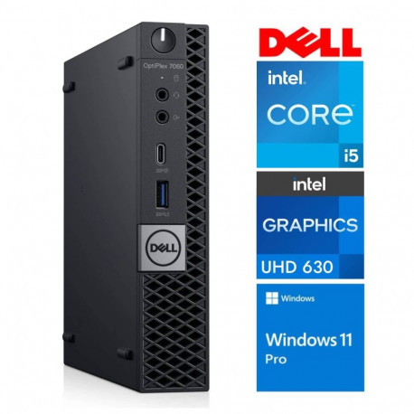 DELL 7060 Micro i5-8500T 8GB 256SSD M.2 NVME WIN11Pro