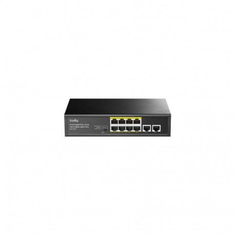 Cudy GS1010P network switch Gigabit Ethernet (10/100/1000) Power over Ethernet (PoE) Desktop/Wall-Mo