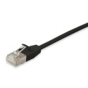 Equip Cat.6A F/FTP Slim Patch Cable, 1.5m, Black