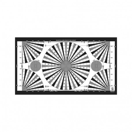 B.I.G. RES8 Testtafel für Kameras und Objektive