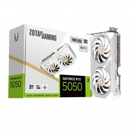 GeForce graafikakaart RTX 5050 TWIN EDGE OC 8GB GDDR6 128bit 3DP/HDMI, valge