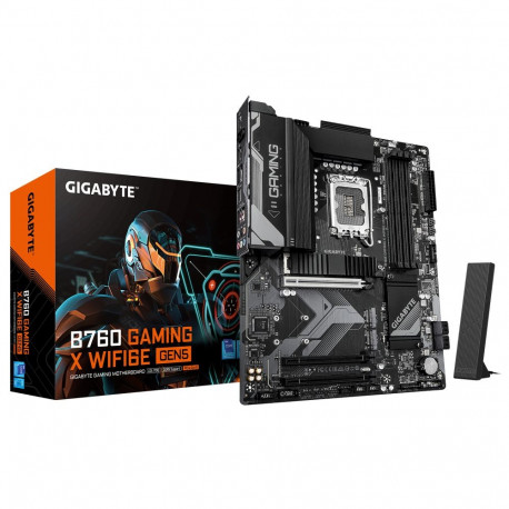 Gigabyte B760 G X WF6E GEN5 | protsessoripere Intel | protsessoripesa LGA1700 | DDR5 | toetatud kõva
