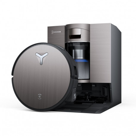 Ecovacs Robot Vacuum Cleaner with New Bagless All-in-One OmniCyclone Station | DEEBOT X11 OMNICYCLON