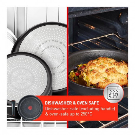 Tefal pottide komplekt L7649453 Ingenio Ultimate 4-osaline alumiinium, must