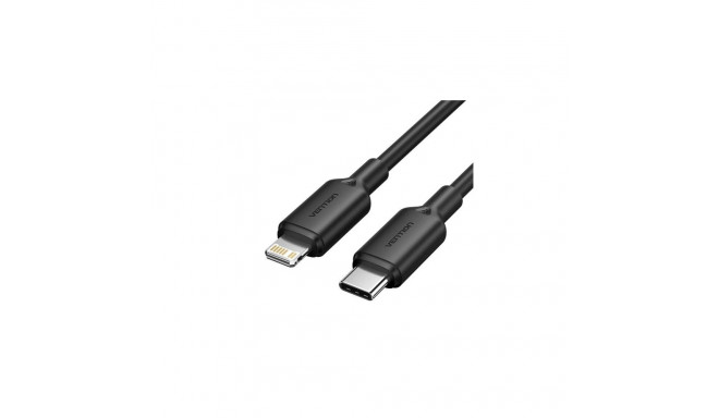 CABLE USB-C TO LIGHTNING/2M BLACK LAKBH VENTION