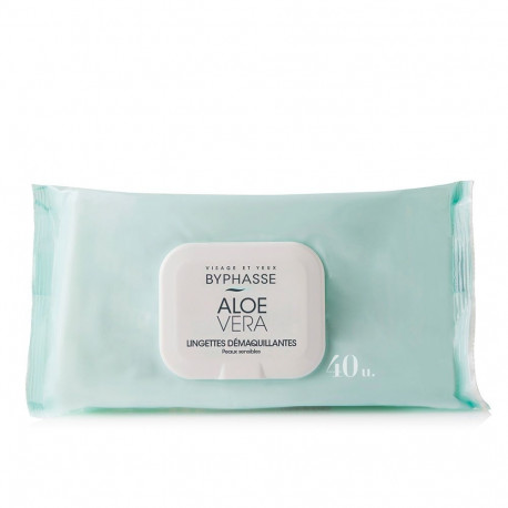Byphasse meigieemaldussalvrätikud aloe vera 40tk