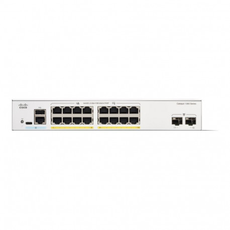 CISCO Catalyst 1300 16-porti GE PoE 2x1G SFP