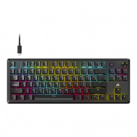 CORSAIR K70 CORE TKL tenkeyless mehaaniline mänguklaviatuur taustvalgustusega RGB LED CORSAIR MLX RE