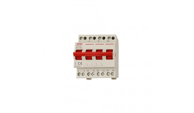 Changeover Switch - YCBZ-40 4P 40A 1-0-2 DIN Rail