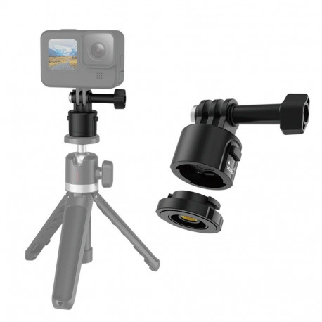 Camera Mount - Telesin CQM-001 Magnetic Quick-Release for GoPro Cameras