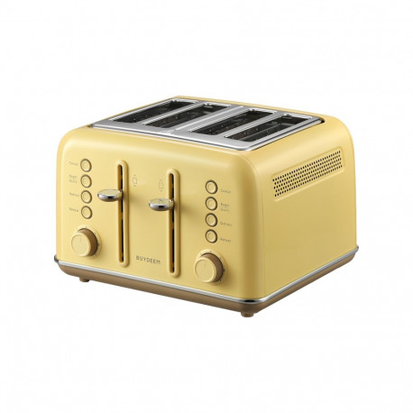 BUYDEEM 4 Slice Toaster, model DT640E, color Mellow Yellow, EU