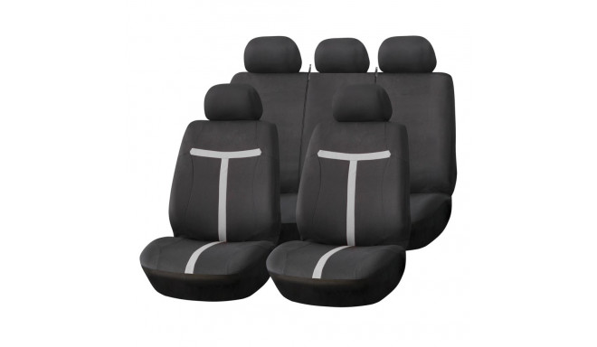 Pokrowce samochodowe na fotele uniwersalne przód tył komplet sc06 amio-04606