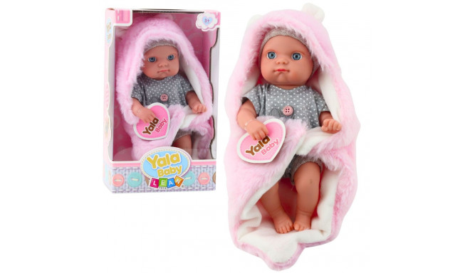 nukk beebi hallis pidžaamas jänesetekiga roosa 23cm