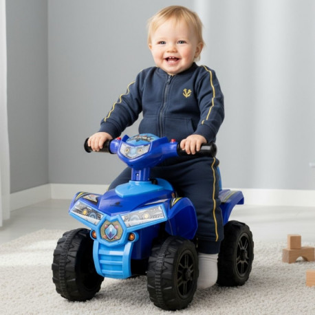 Jeździk dla dziecka na roczek Quad niebieski