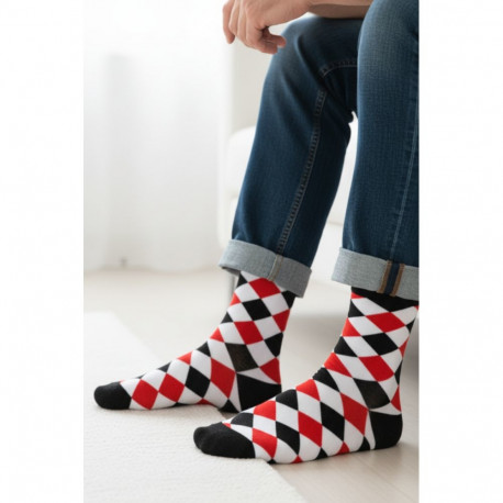 SOKISAHTEL BOBBI ruudulised meeste sokid 446