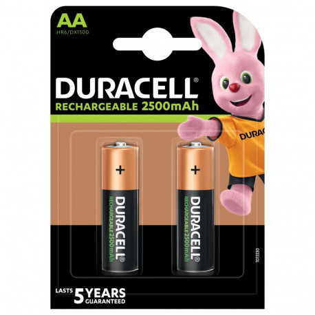 Akupatareid AA DURACELL NiMH HR6 2500 mAh 2tk
