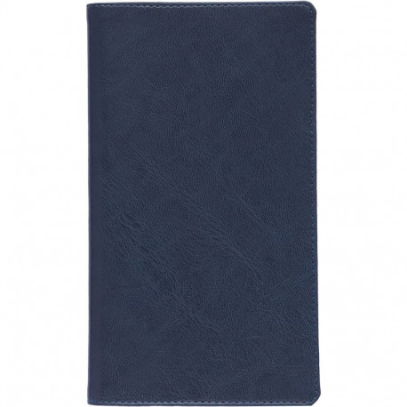 Taskumärkmik M1 PLUSS, sinine, kolmeosaline kunstnahast kaantega 2026a.