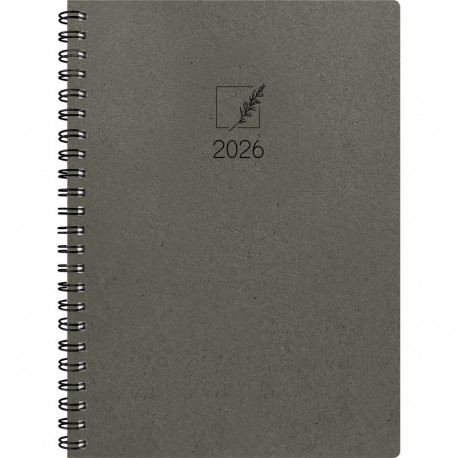 Nädal A5 Nature horisontaal, hall, spiraalköide, Eko kaaned 2026a.