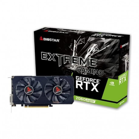 Biostar graphics card NVIDIA GeForce RTX 2060 SUPER 8GB GDDR6 256bit PCIE 3.0 16x GPU 1470 MHz Du
