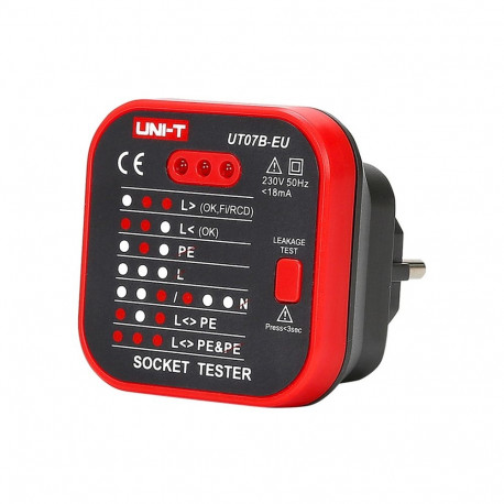 UNI-T UT07B-EU power outlet tester