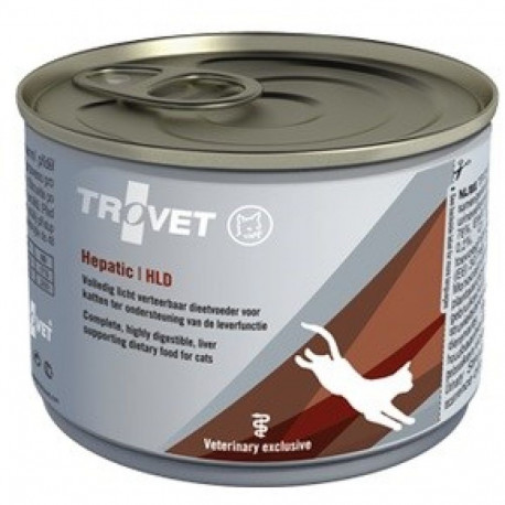 TROVET Hepatic HLD with chicken - wet cat food - 200g