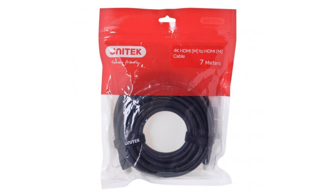 UNITEK HDMI kaabel 2.0, 4K 60Hz, C11068BK, 7 m