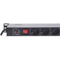 Intellinet Vertical Rackmount 12-Output Power Distribution Unit (PDU), EU CEE 7/3 Outlets, With On/O