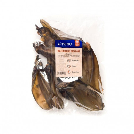 PETMEX dog chew full beef ear 10 pc