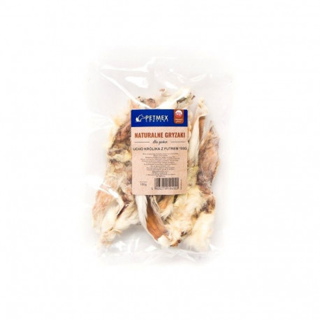 PETMEX koera närimismaius jänese kõrv karvaga 100g