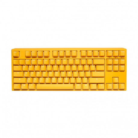 Ducky One 3 TKL mängu USB QWERTY inglise kollane klaviatuur