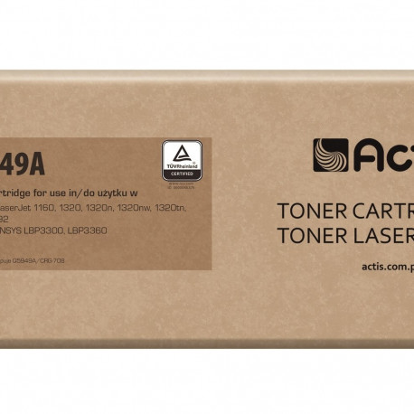 Actis TH-49A tooner (asendus HP 49A Q5949A, Canon CRG-708; standard; 2500 lehte; must)