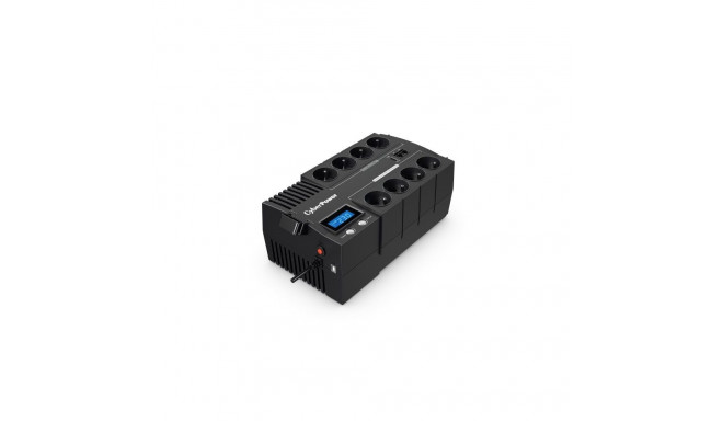 CyberPower BR700ELCD-FR uninterruptible power supply (UPS) Line-Interactive 0.7 kVA 420 W 8 AC outle