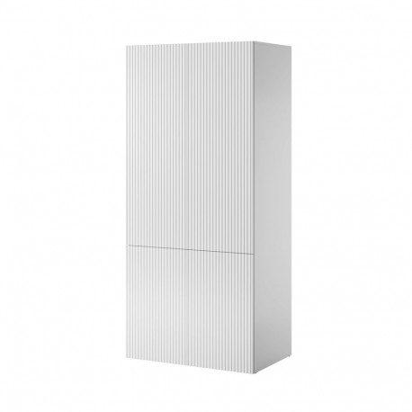 PAFOS 2D 90x55.5x198.5 valge matt riidekapp