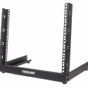 Intellinet 19" Network Rack - Open Frame (Desktop), 8U, Black, Flatpack