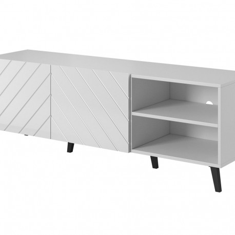 RTV kapp ABETO 150x42x52 valge/valge läikiv