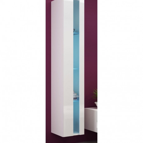 Cama Shelf unit VIGO NEW 180/40/30 valge/valge läikiv