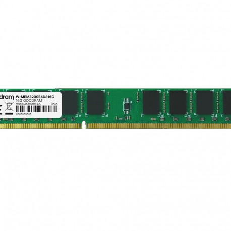 Goodram UDIMM ECC VLP 16GB 2Rx8 3200MHz PC4-25600 W-MEM3200E4D816G