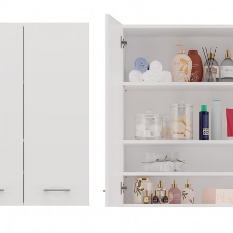 Topeshop POLA MINI DD valge vannitoakapp