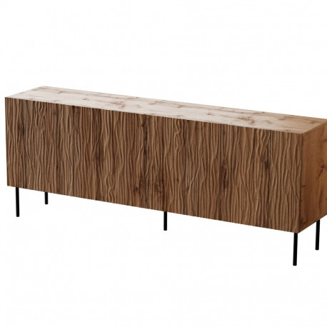 JUNGLE kummut 190x40.5x74.5 tamm wotan + mustad jalad