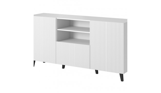 Cama PAFOS 150x42x82 valge matt kummut