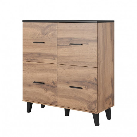 Cama kummut LOTTA 110 4D wotan tamm + matt must