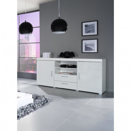 Cama sideboard SAMBA white/white gloss