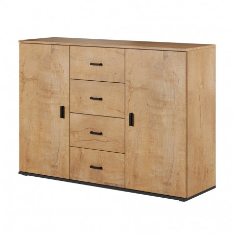 Cama living room sideboard UNI lefkas oak/black