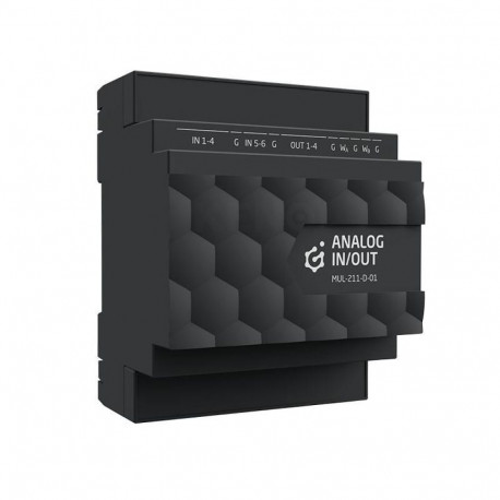 GRENTON analoogsisendite ja -väljundite moodul / toetab 1-Wire / DIN-siini paigaldus / TF-BUS