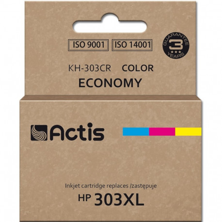 Actis KH-303CR tint (asendus HP 303XL T6N03AE; premium; 18ml; 415 lehte; värv: tsüaan, magenta, koll