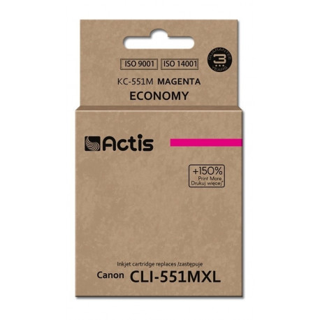 Actis KC-551M tint (asendus Canon CLI-551M; standard; 12 ml; magenta)
