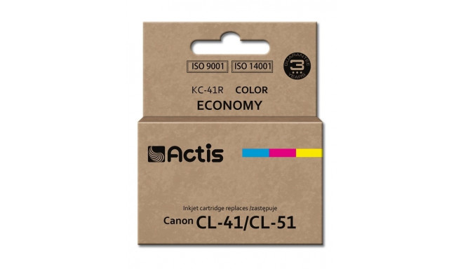 Actis KC-41R tint (asendus Canon CL-41/CL-51; standard; 18 ml; värv: tsüaan, magenta, kollane)